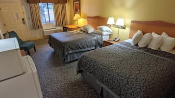 Room, Non Smoking (2 King Beds) | Desk, bed sheets, alarm clocks