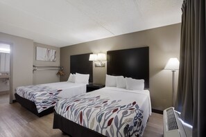 Deluxe Room, 2 Double Beds, Non Smoking | Desk, laptop workspace, iron/ironing board, free WiFi - Red Roof Inn Atlanta Airport NE - Conley (Conley)
