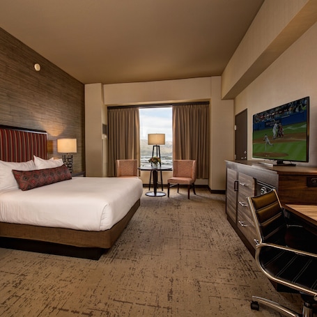 Premium bedding, pillow-top beds, in-room safe, blackout curtains. Nugget Casino Resort