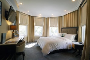 Standardzimmer, 1 Queen-Bett, Nichtraucher | Italienische Bettbezüge von Frette, hochwertige Bettwaren