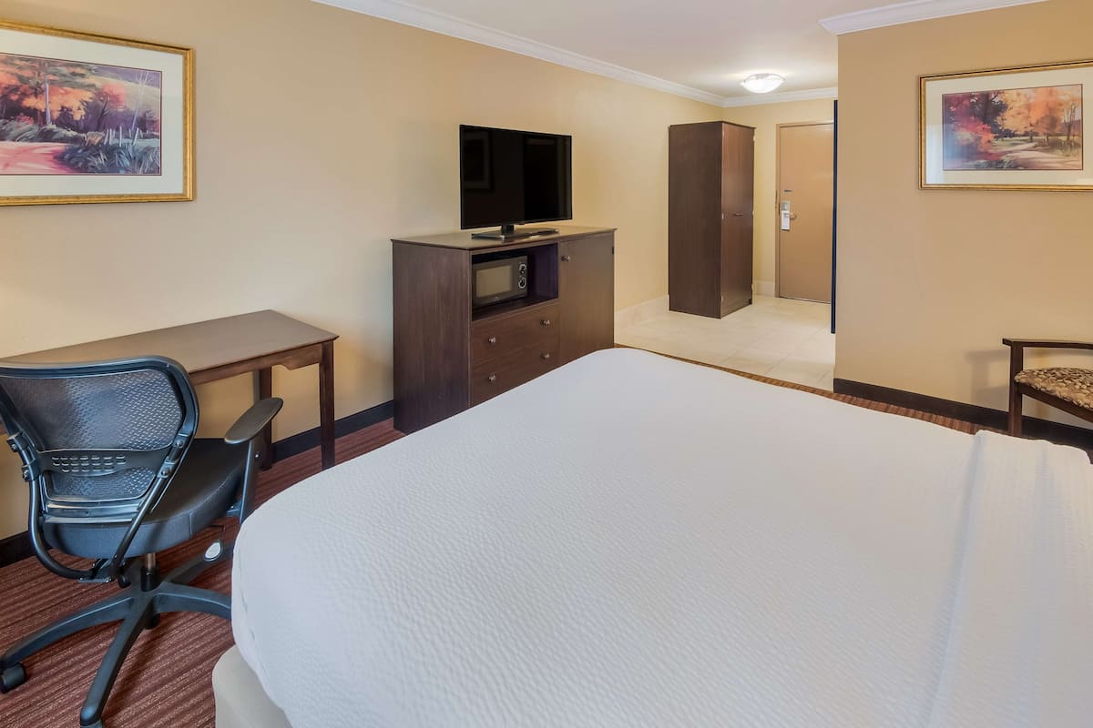 Chambre Standard, 1 grand lit, accessible aux personnes à mobilité réduite, baignoire | Fer et planche à repasser, Wi-Fi (supplément), literie fournie
