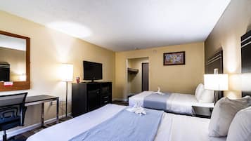 Bureau, espace de travail pour ordinateur portable, rideaux occultants