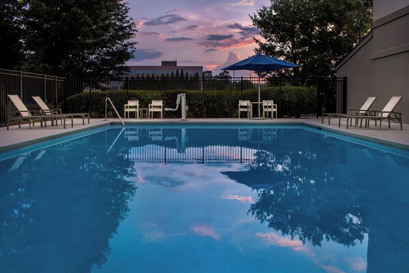 Seasonal outdoor pool