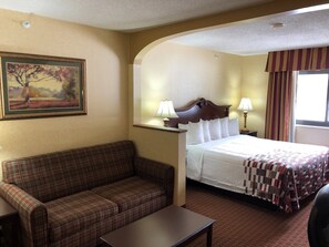 1 bedroom, desk, laptop workspace, blackout drapes