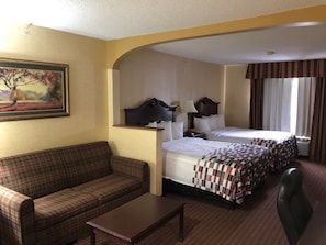 Suite, Multiple Beds, Non Smoking | 1 bedroom, desk, laptop workspace, blackout drapes