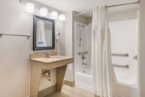 Room, 1 King Bed, Accessible, Non Smoking | Premium bedding, desk, soundproofing, iron/ironing board