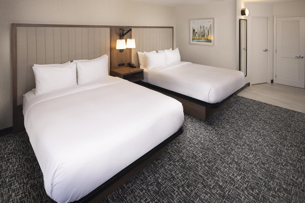 Room, 2 Queen Beds, Refrigerator | Egyptian cotton sheets, premium bedding, down duvets, pillow-top beds