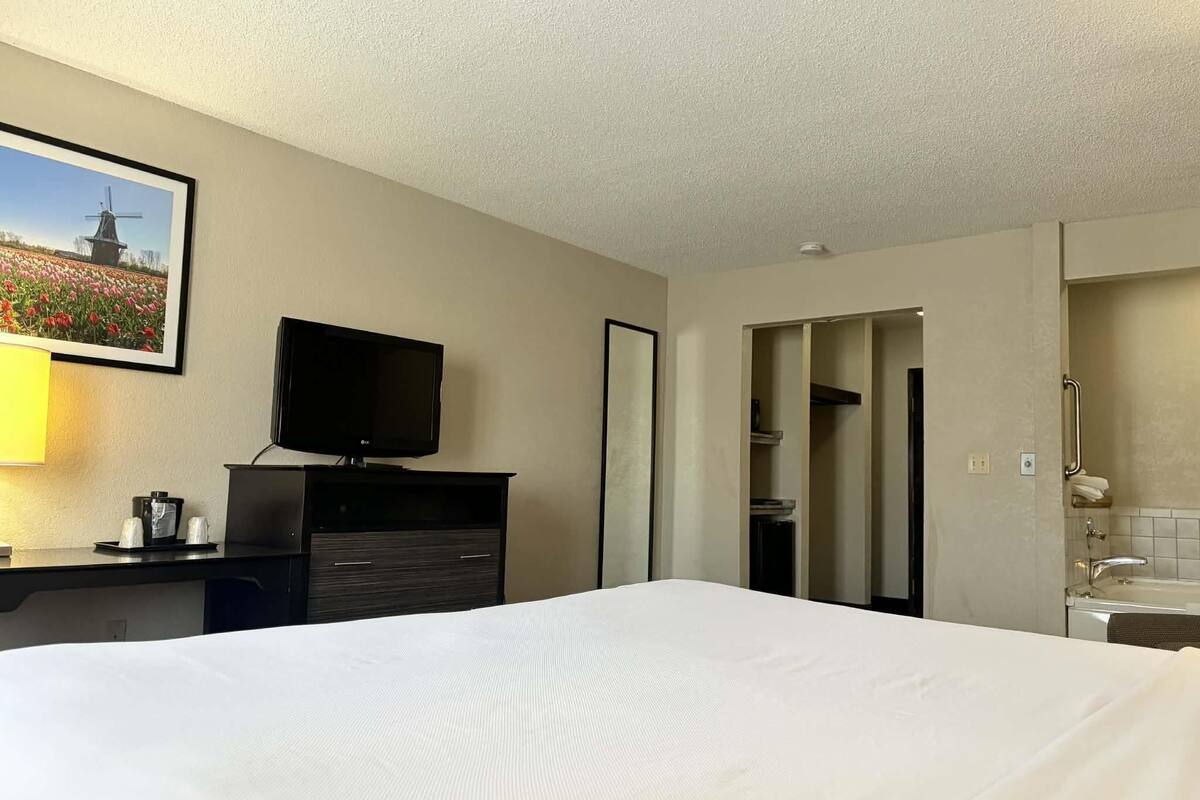 Deluxe kamer, 1 kingsize bed, niet-roken | Een strijkplank/strijkijzer, beddengoed