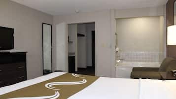 Quarto luxo, 1 cama King, para não fumantes | Roupas de cama antialérgicas, escrivaninha