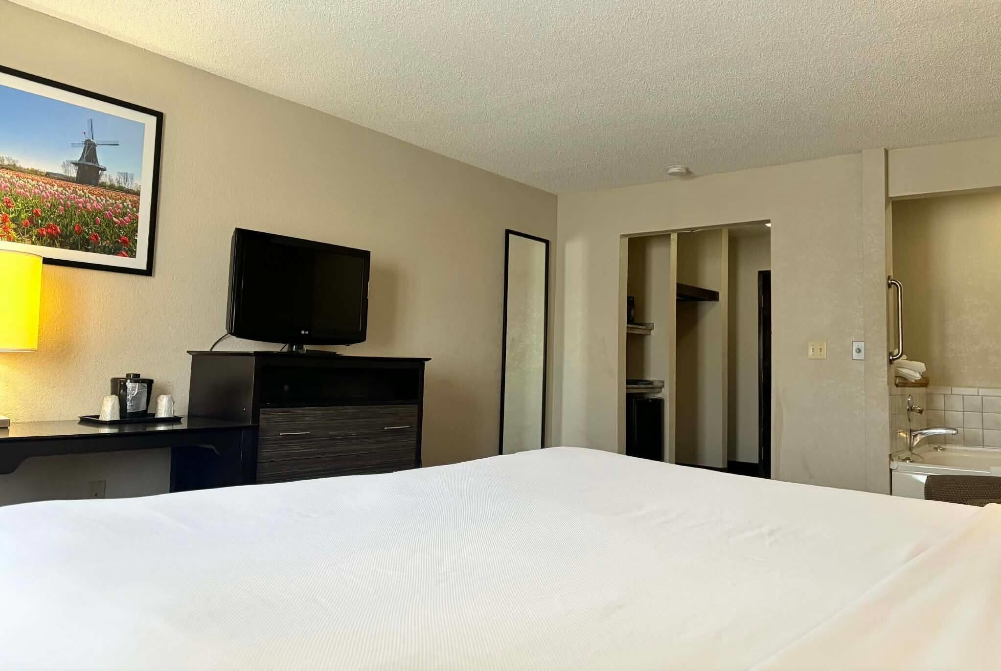 Chambre Deluxe, 1 très grand lit, non-fumeurs | Literie hypoallergénique, fer et planche à repasser