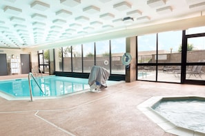 Indoor pool, outdoor pool