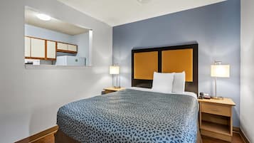 Individually decorated, individually furnished, desk, laptop workspace