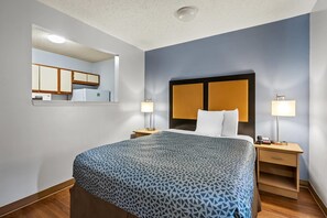 Individually decorated, individually furnished, desk, laptop workspace