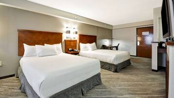 In-room safe, desk, laptop workspace, blackout drapes