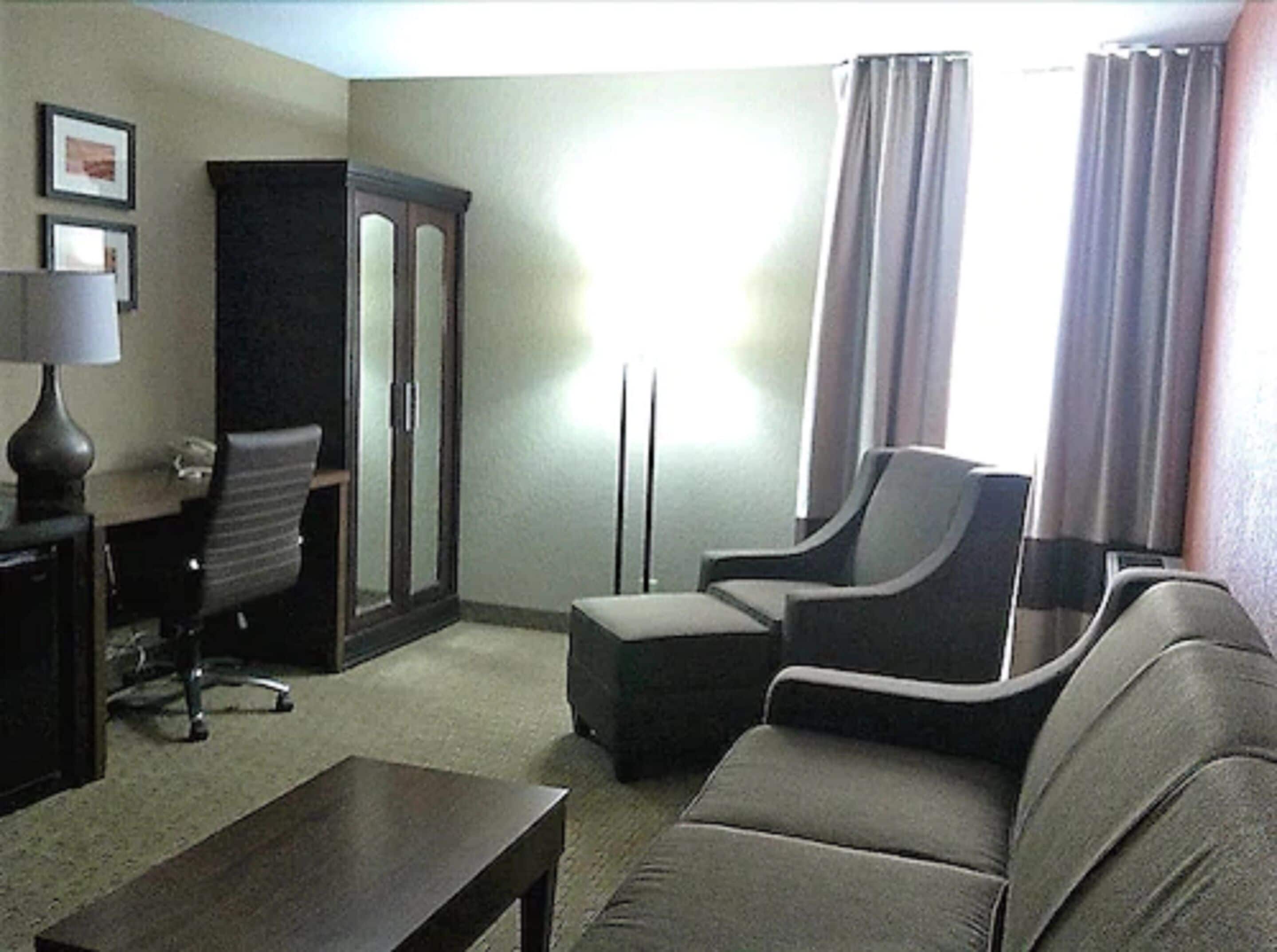 standard studio suite, 1 king bed with sofa bed, non smoking | 1 bedroom, pillow-top beds, desk, blackout curtains