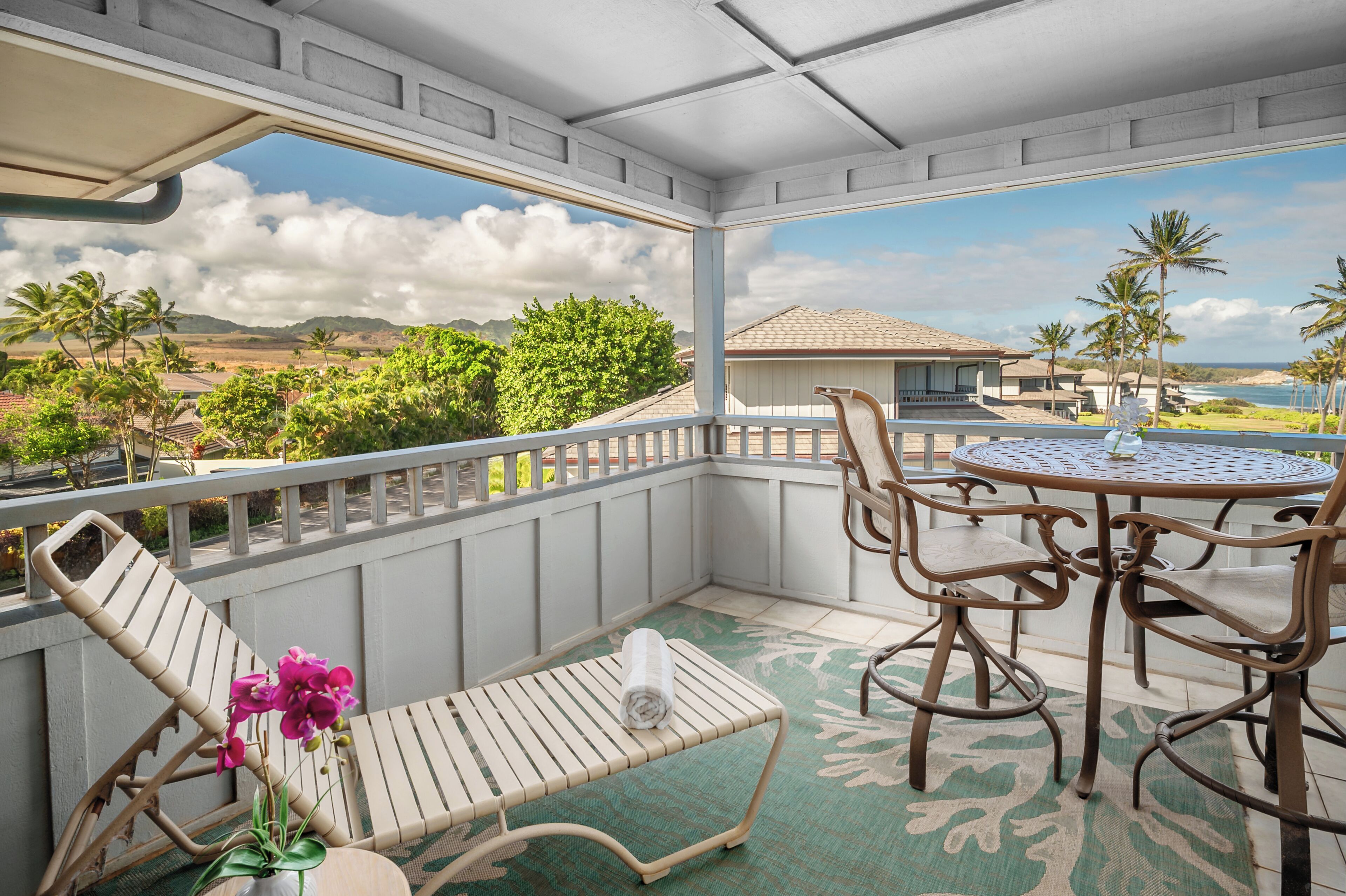 Appartamento, 2 camere da letto, vista oceano | Terrazza/patio