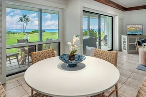 Condo, 2 Bedrooms, Oceanfront (Unit 514, 2 Bath) | Dining room - Poipu Sands by OUTRIGGER (Koloa)