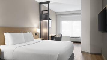 Premium bedding, in-room safe, desk, blackout curtains