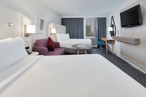 Hypo-allergenic bedding, in-room safe, desk, iron/ironing board