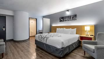 Standard Room, 1 King Bed, Non Smoking | In-room safe, desk, iron/ironing board, rollaway beds