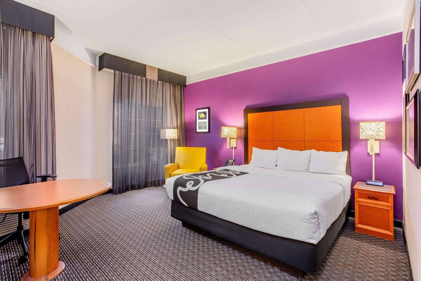 Premium bedding, pillowtop beds, desk, iron/ironing board