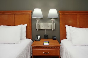 Two queen beds non smoking | Premium bedding, pillowtop beds, in-room safe, blackout drapes