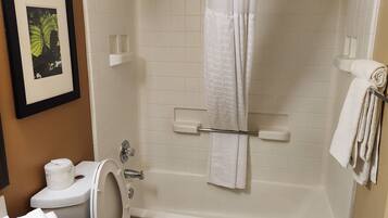 Standard Room, 1 Katil Ratu (Queen), Non Smoking | Bilik Mandi | Gabungan pancuran/tab mandi, hulu semburan hidrourut