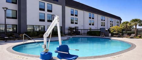 Udendørs pool, liggestole