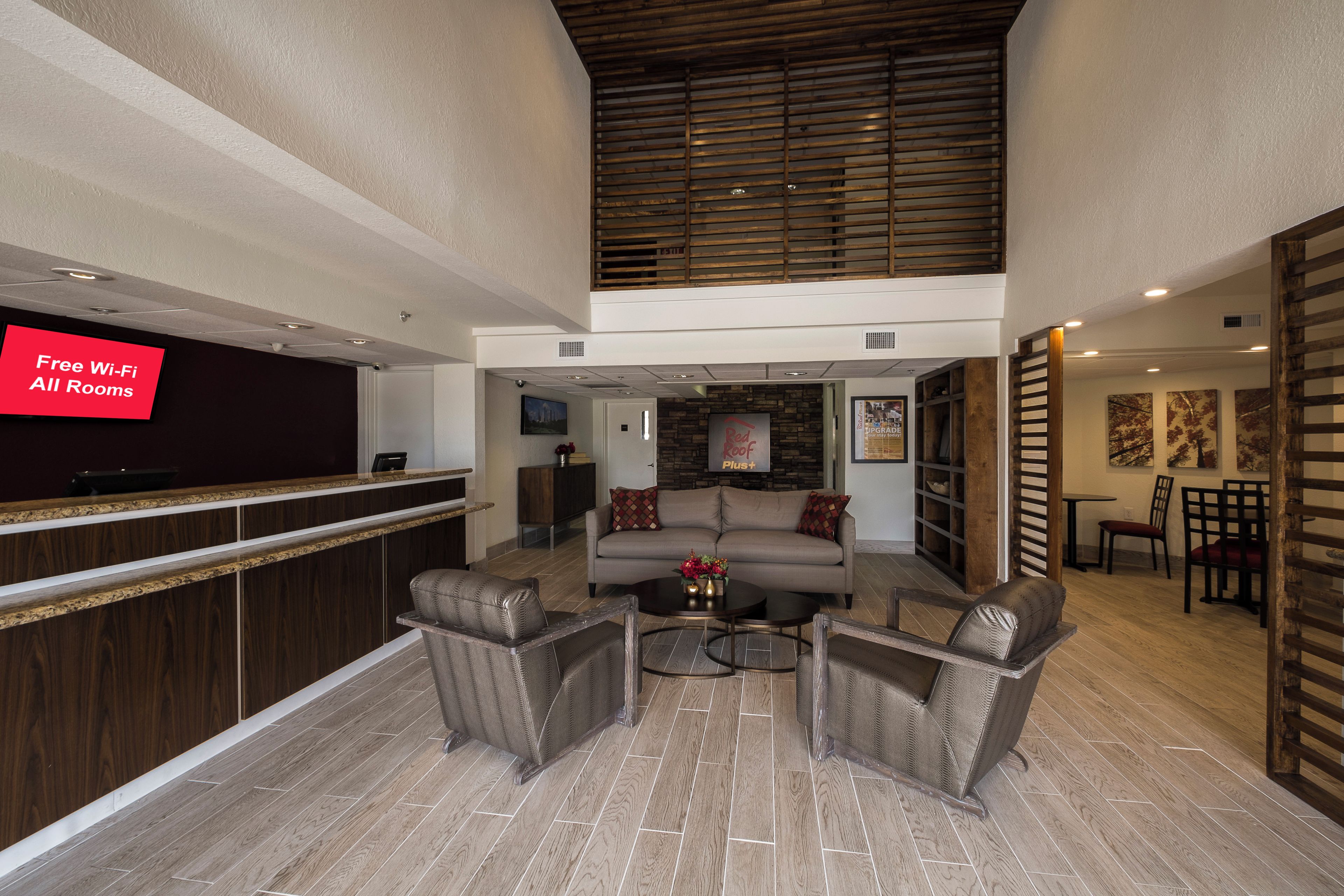 Sala de estar en el lobby