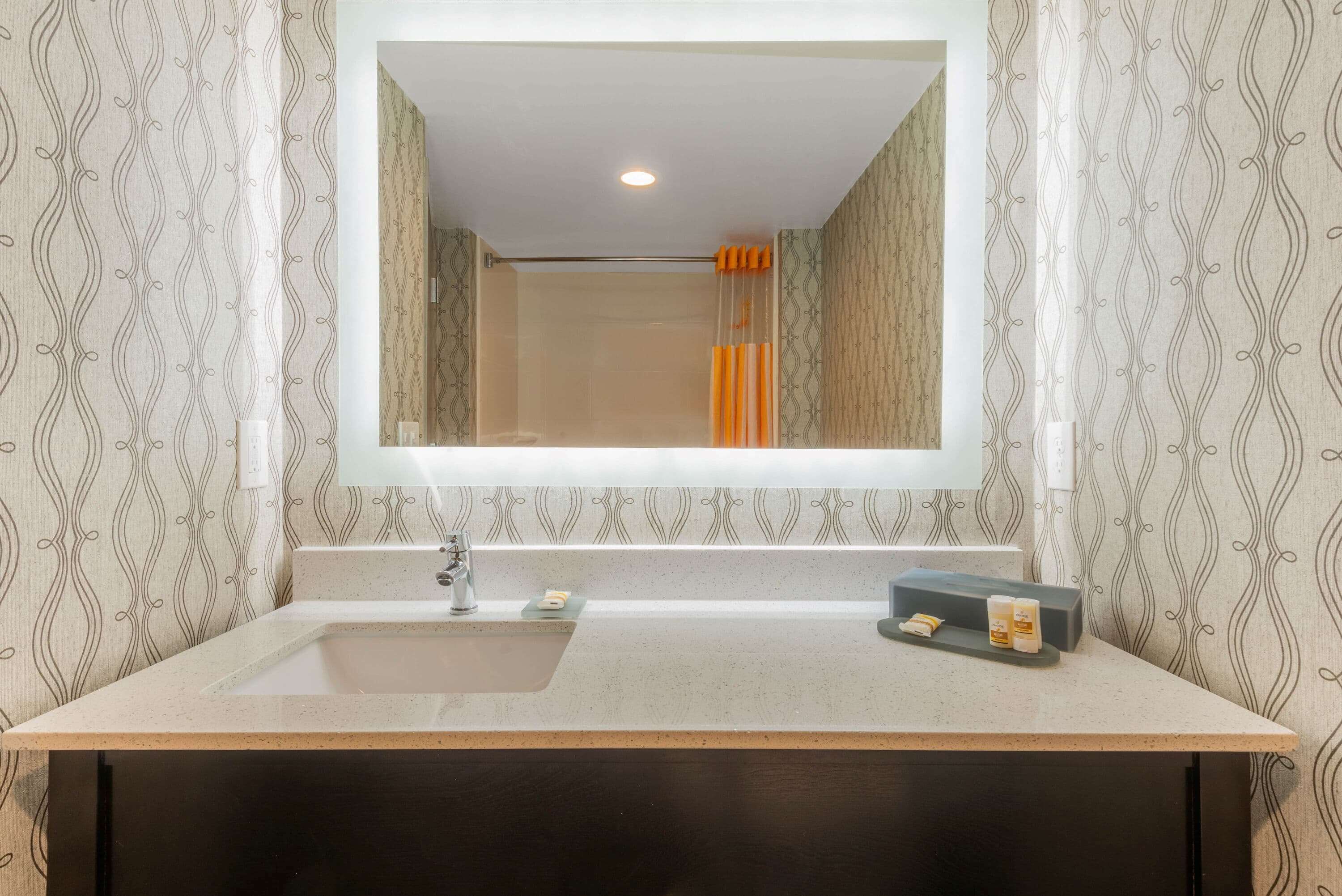 free toiletries, hair dryer, towels