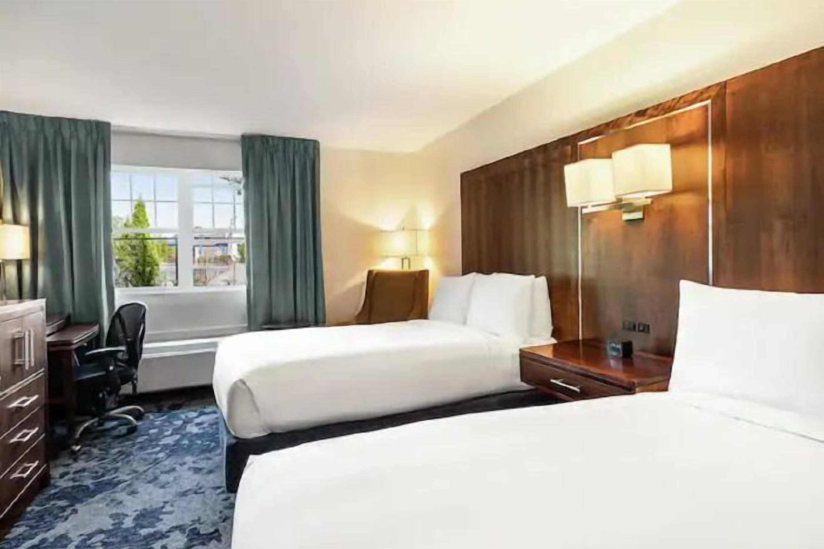 Ropa de cama hipoalergénica, caja fuerte, cortinas opacas