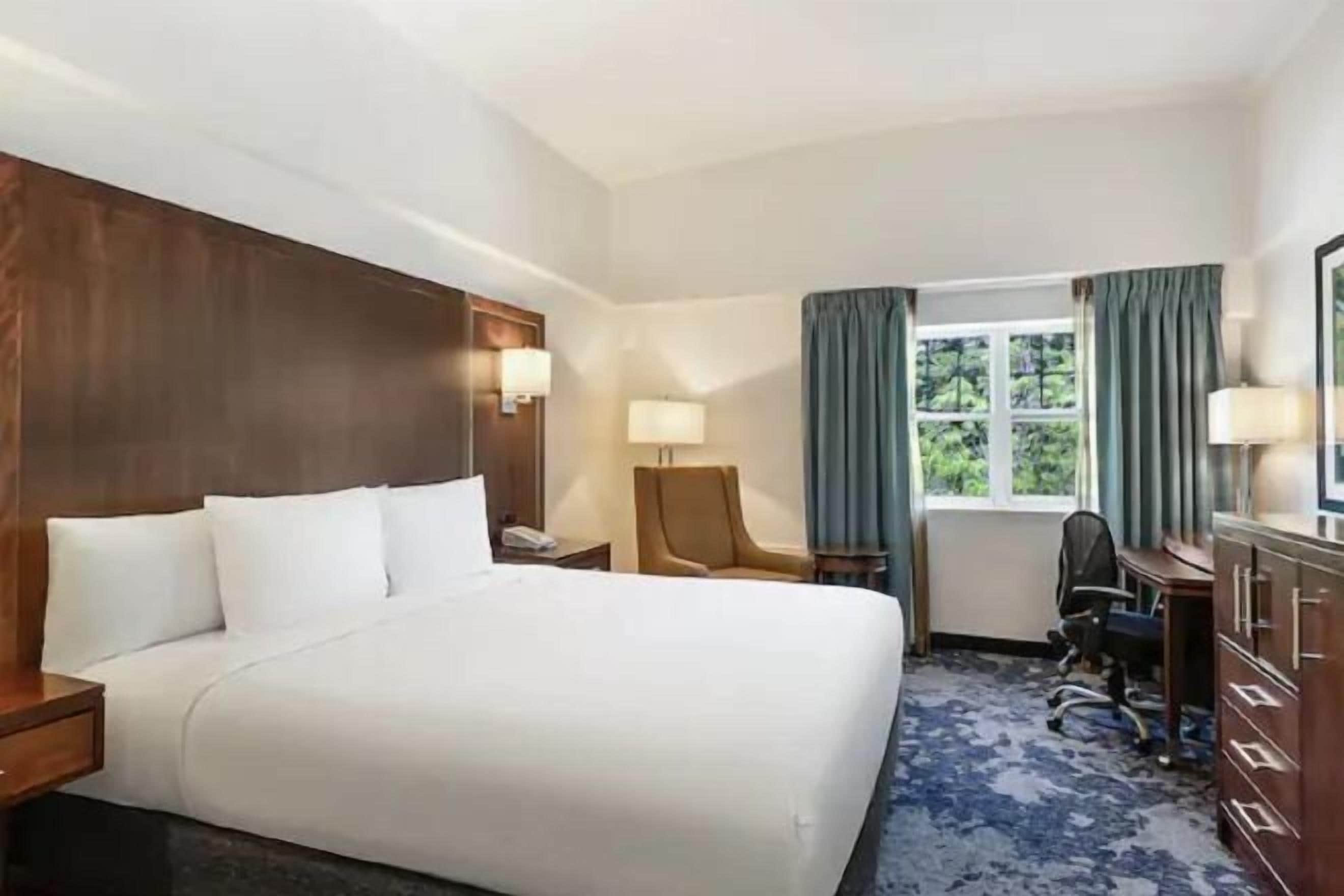 Ropa de cama hipoalergénica, caja fuerte, cortinas opacas