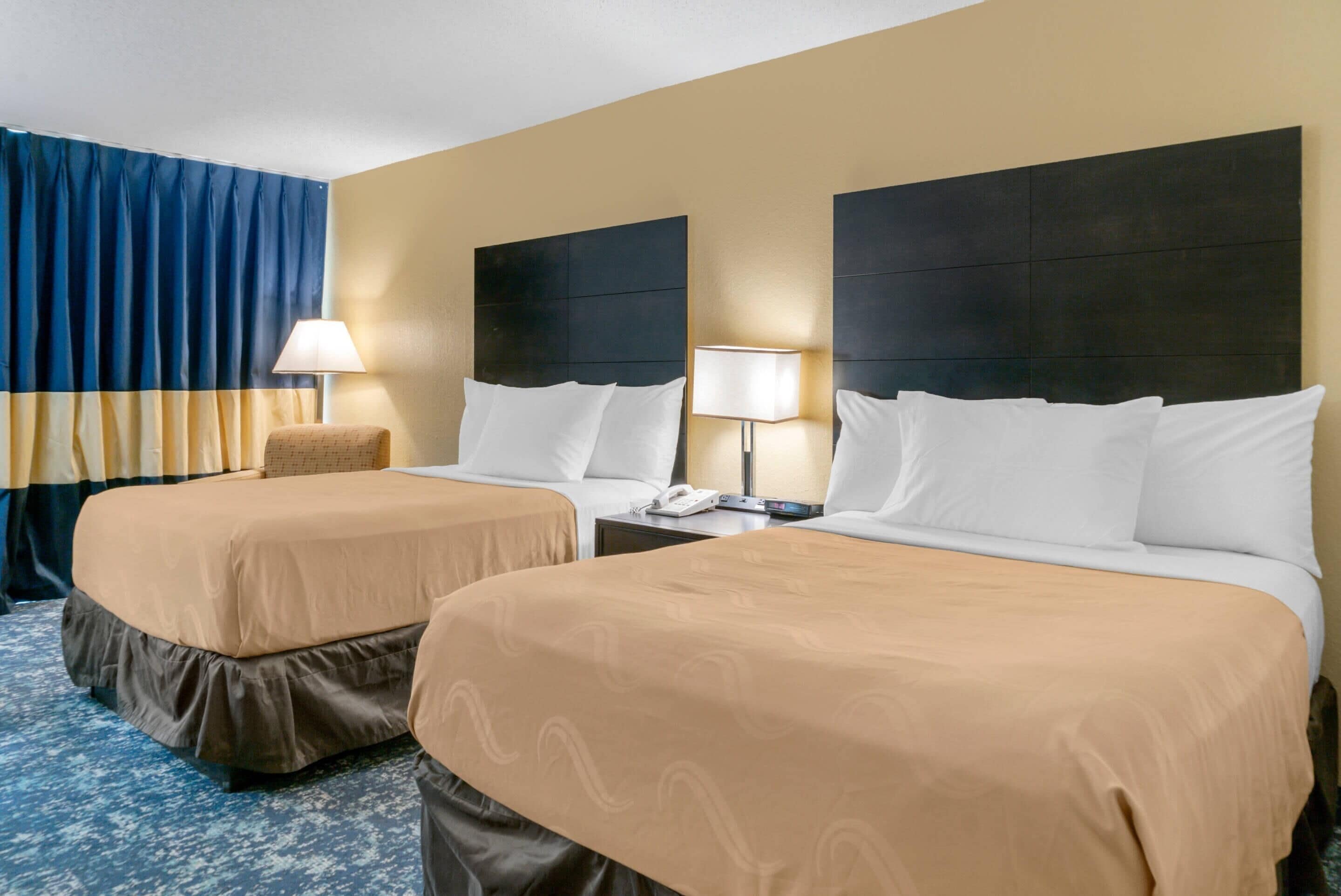 Chambre double, 2 lits doubles, non-fumeur | Literie de qualité, bureau, rideaux d’obscurcissement