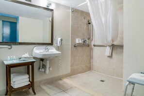 Business-Zimmer, 1 King-Bett, barrierefrei, Nichtraucher | Badezimmer