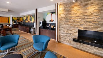 Sala de estar en el lobby