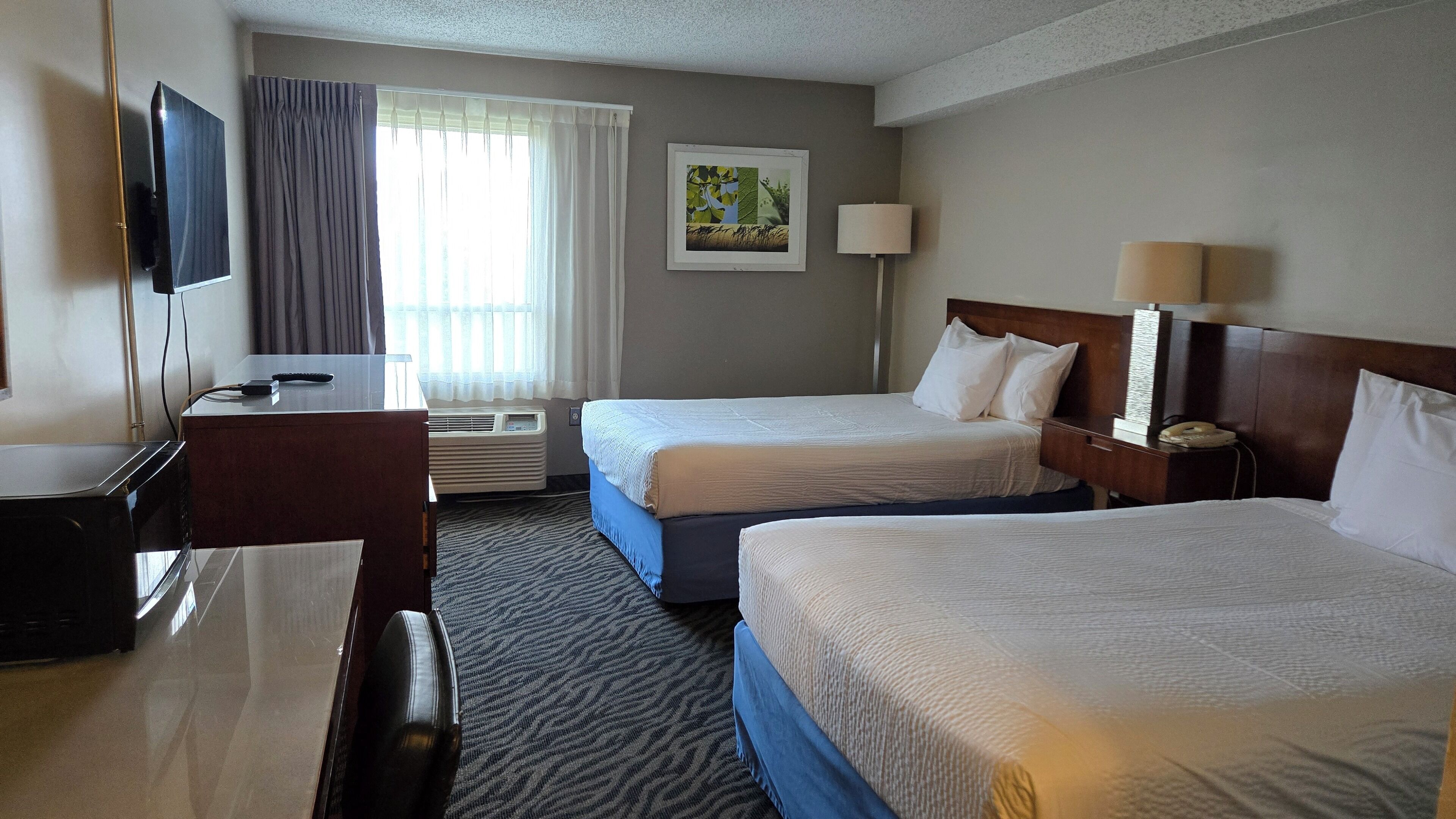 Chambre Prestige, 2 lits doubles | Bureau, espace de travail pour ordinateurs portables