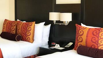 Frette Italian sheets, premium bedding, down duvets, pillow-top beds