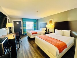 Desk, iron/ironing board, free WiFi, bed sheets