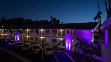 Front of property – evening/night