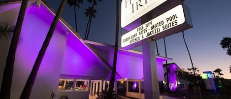 Front of property - evening/night