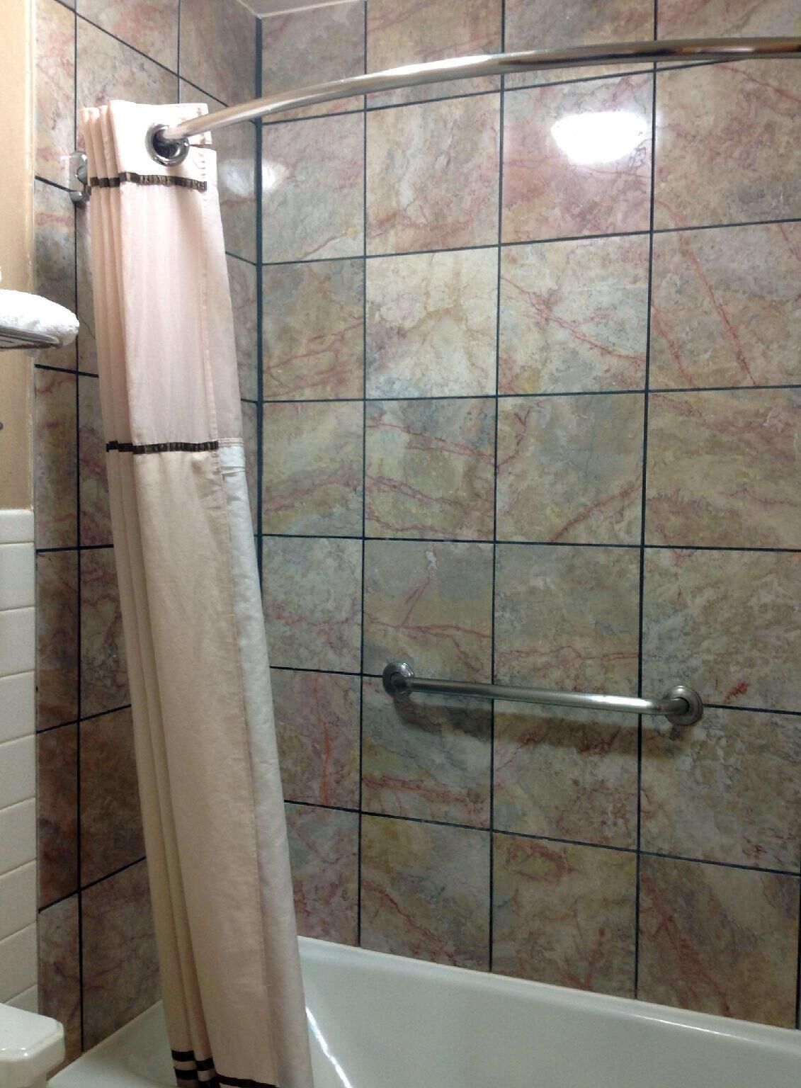 Bathroom | Combined shower/tub, free toiletries, hair dryer, towels