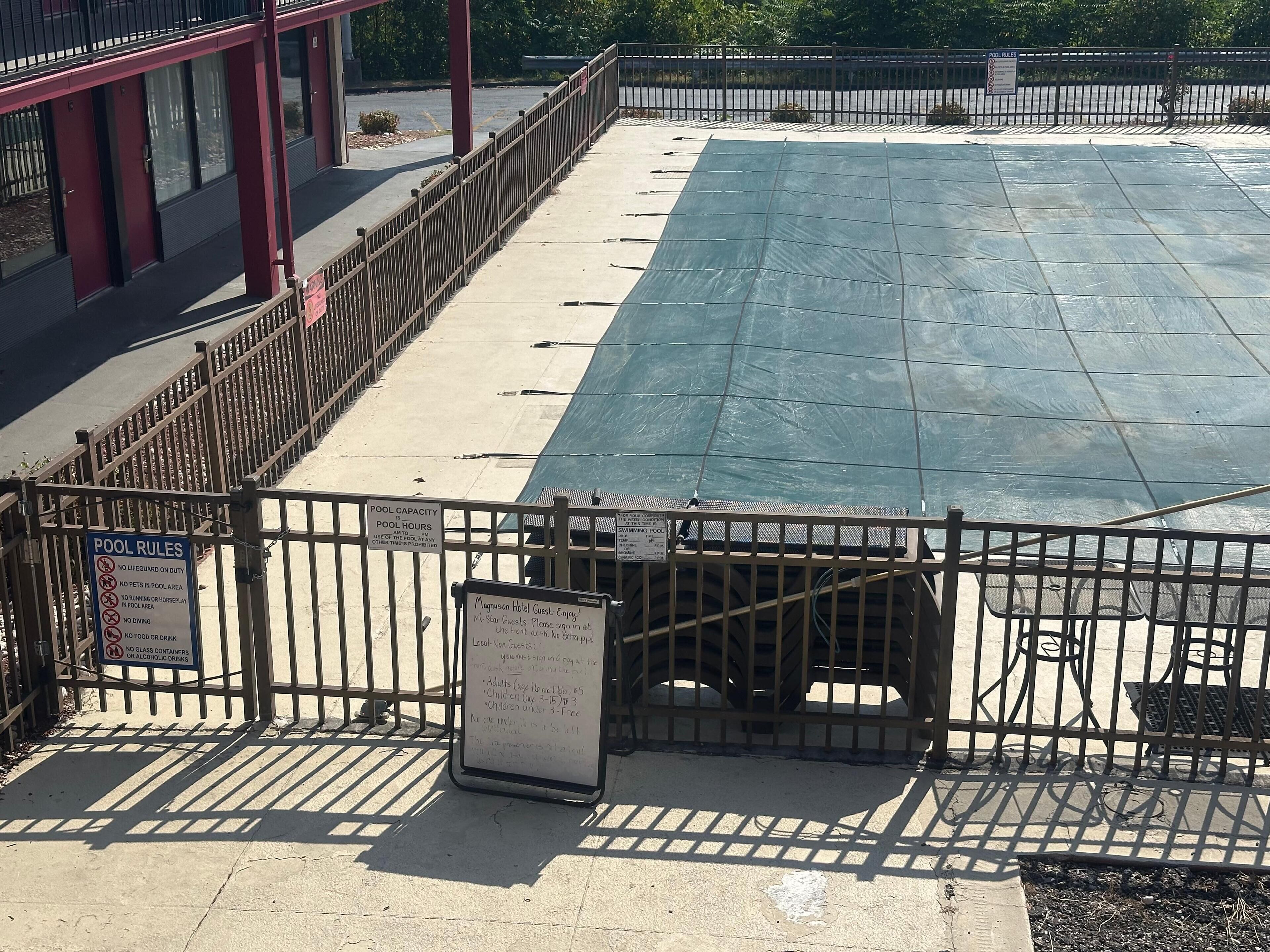 Seasonal outdoor pool