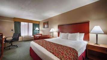 Habitación, 1 cama de matrimonio grande, fumadores | Escritorio, tabla de planchar con plancha, wifi gratis y ropa de cama