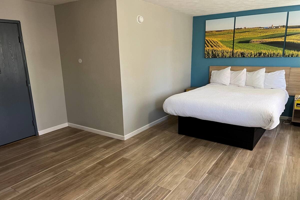 Basic Room, 1 Queen Bed, Non Smoking | Desk, laptop workspace, WiFi (free), alarm clocks
