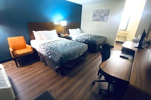 Habitación, 2 camas dobles, no fumadores | Escritorio, cunas gratuitas, camas supletorias y wifi gratis