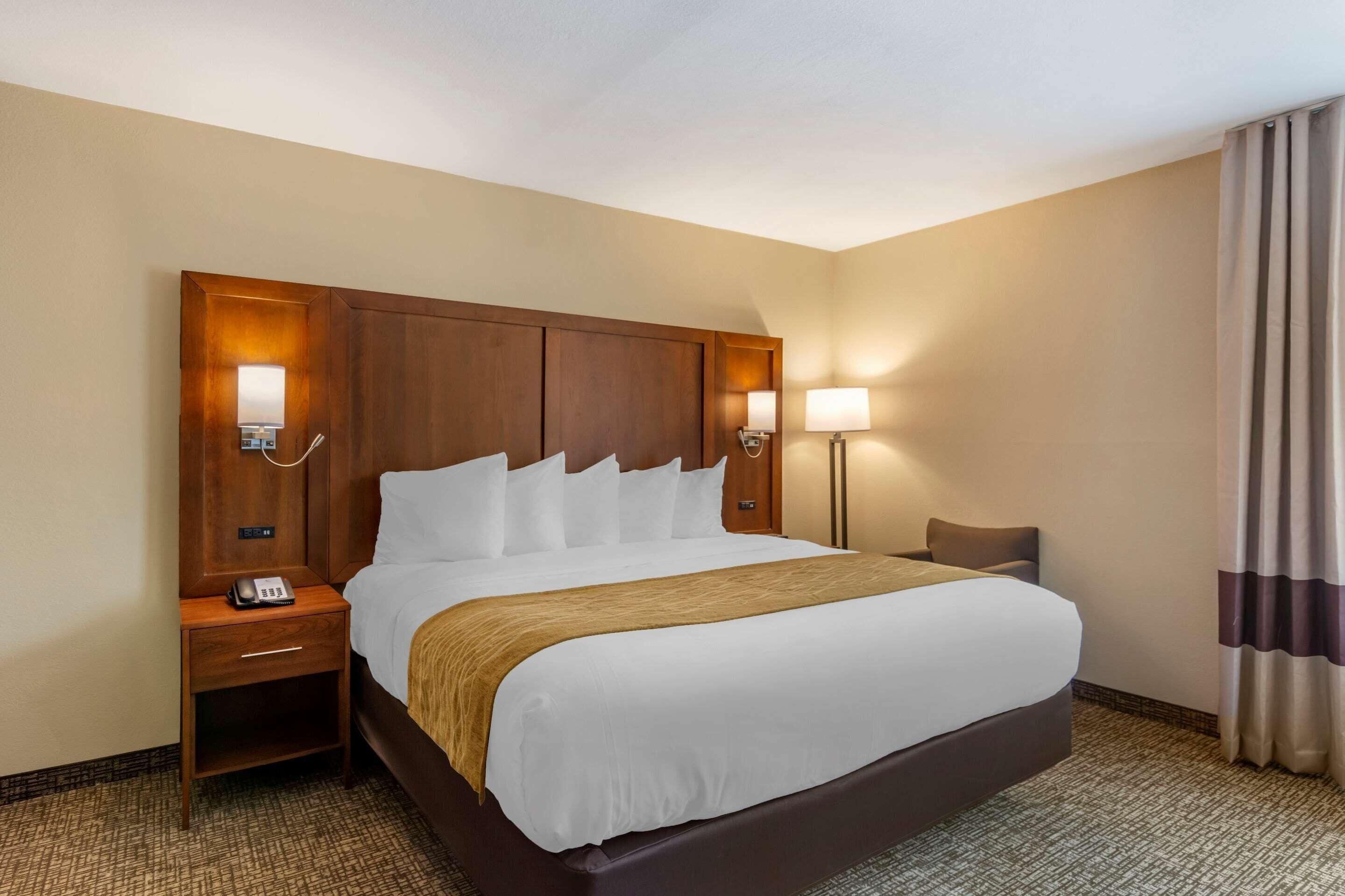 Premium bedding, desk, iron/ironing board, free WiFi
