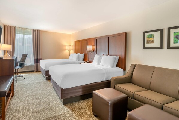 Ropa de cama de alta calidad y escritorio