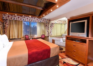 In-room safe, desk, blackout curtains, iron/ironing board