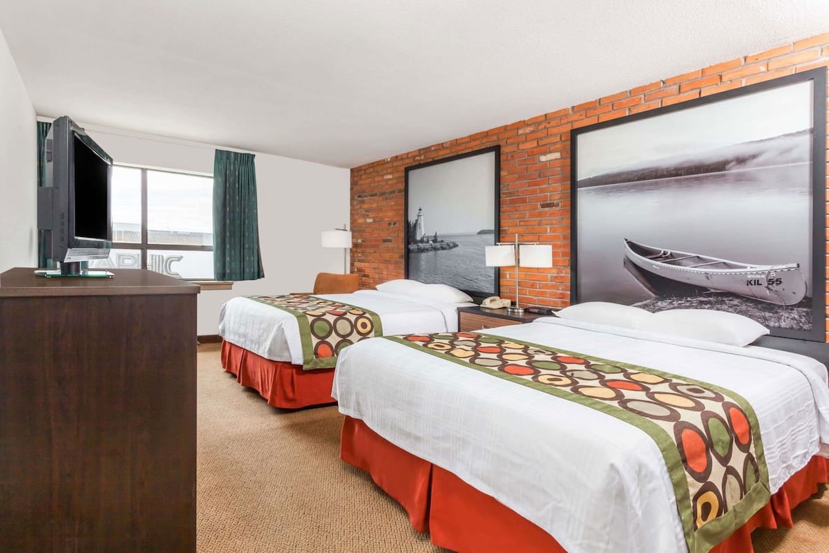 In-room safe, desk, iron/ironing board, free cribs/infant beds