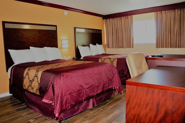 In-room safe, desk, blackout drapes, iron/ironing board